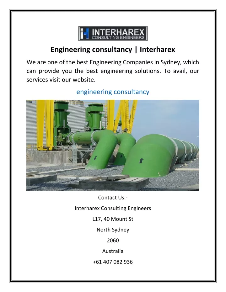 engineering consultancy interharex