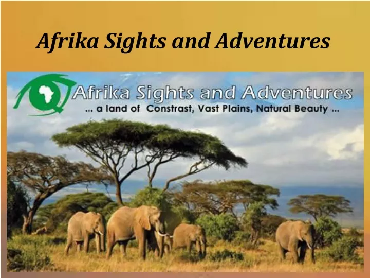 afrika sights and adventures