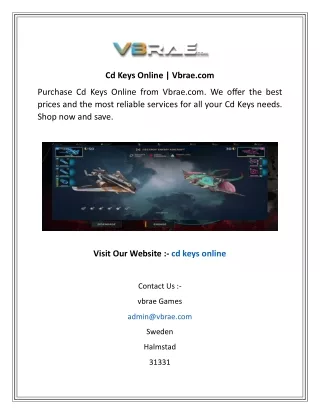 cd keys online vbrae com