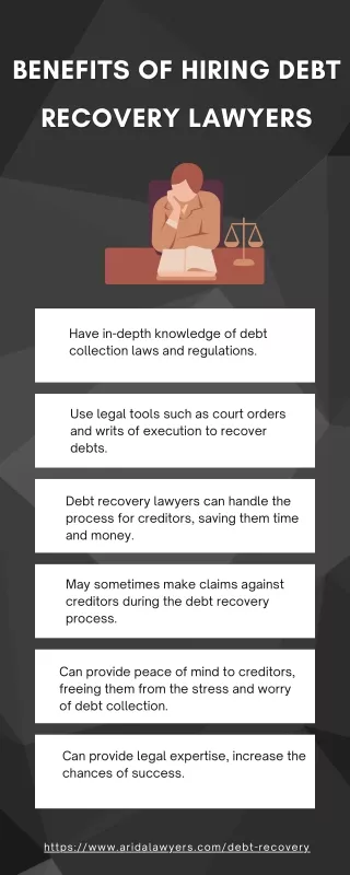 Benefits of Hiring Debt Recovery Lawyers