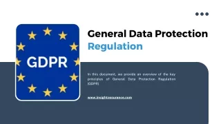 General Data Protection Regulation | Insight Assurance