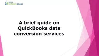 Why Should You Choose QuickBooks Data Conversion Service