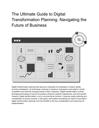 The Ultimate Guide to Digital Transformation Planning_ Navigating the Future of Business