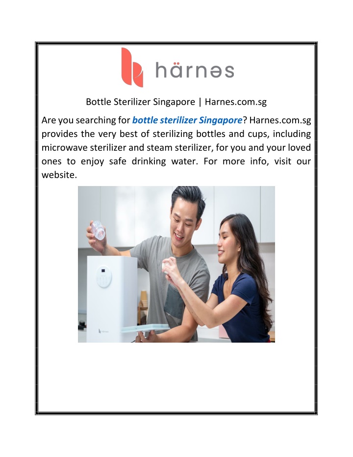 bottle sterilizer singapore harnes com sg