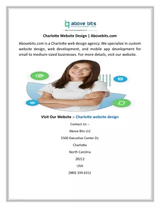 charlotte website design abovebits com