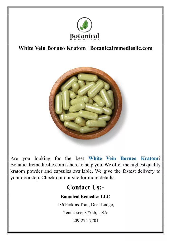 white vein borneo kratom botanicalremediesllc com