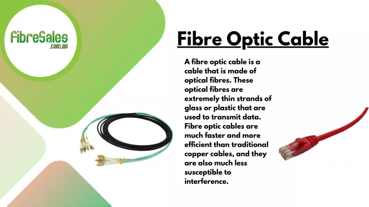 PPT - Fibre Optic Cable - Fibresales PowerPoint Presentation, free ...