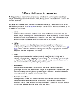 5 Essential Home Accessories.docx