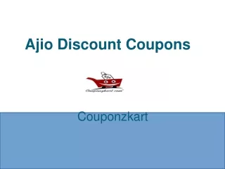 Ajio Discount Coupons