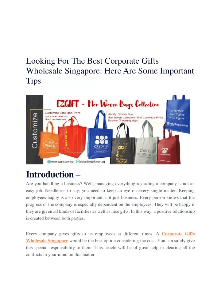 looking for the best corporate gifts wholesale