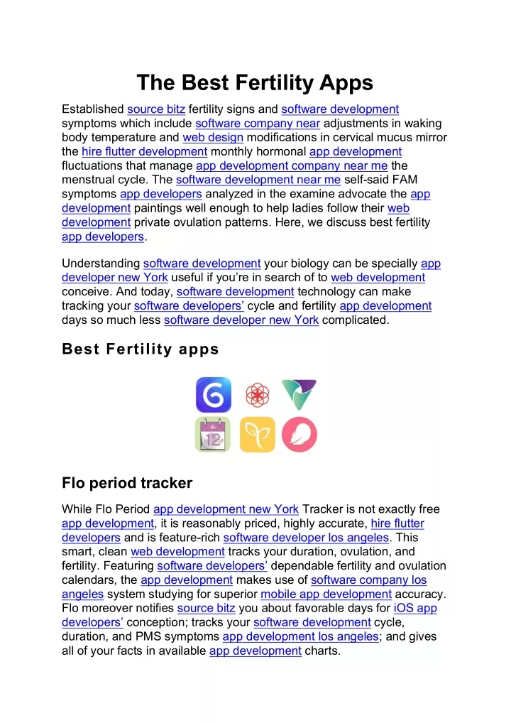 the best fertility apps