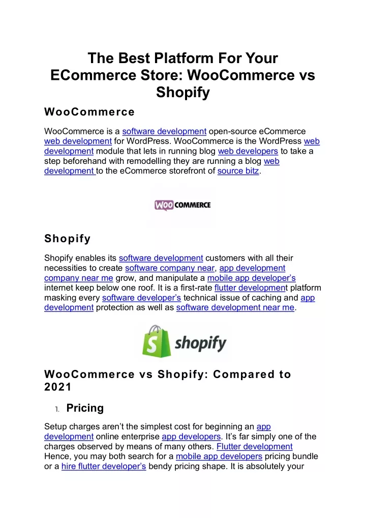 the best platform for your ecommerce store