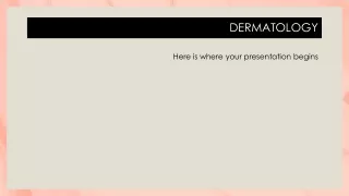 dermatology ppt