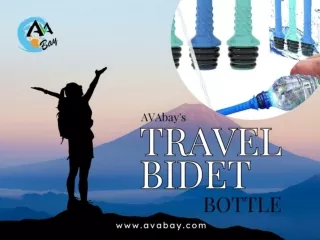 AVAbay’s Hygienic Travel Bidet Bottle | with Air Lock Technology