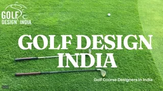 Golf Course maintenance experts in India