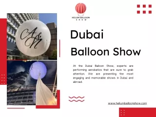 dubai balloon show