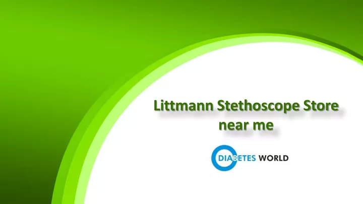 littmann stethoscope store near me