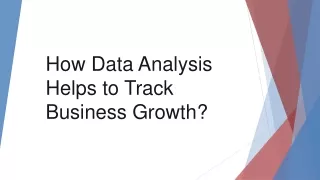 How Data Analysis Helps to Track Business Growth