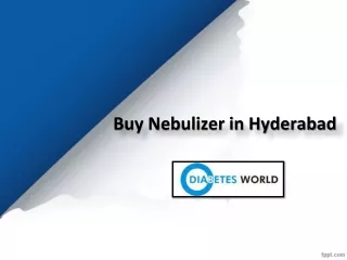 Buy Nebulizer in Hyderabad, Nebulizer Dealers in Hyderabad – Diabetes World