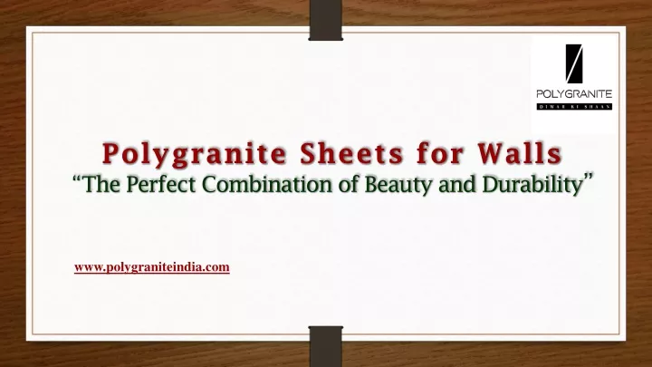 polygranite sheets for walls the perfect