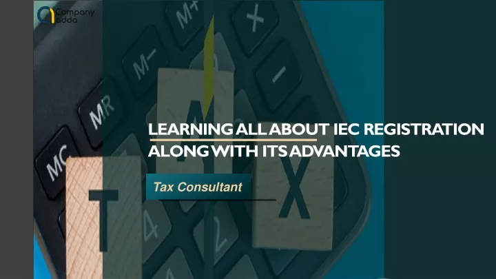 learning all about iec registration along with its advantages