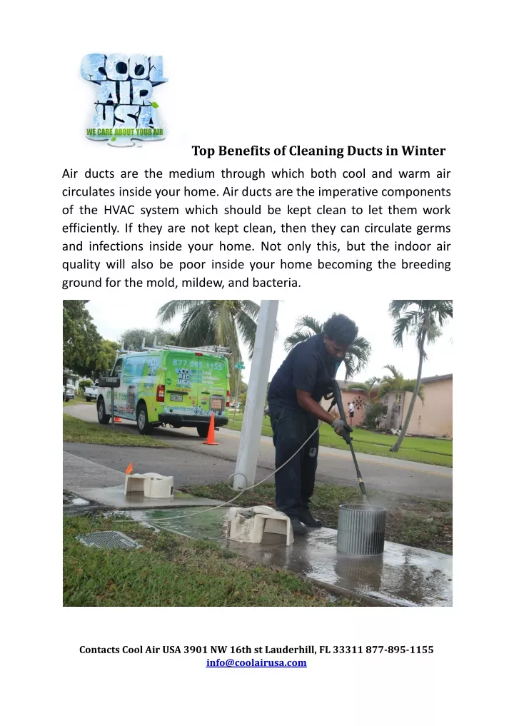 top benefits of cleaning ducts in winter