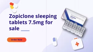 zopiclone sleeping tablets 7.5mg for sale