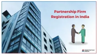 Partnership Firm registration in India