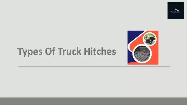 types of truck hitches