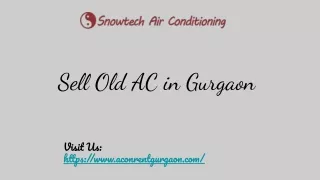Sell Old AC in Gurgaon