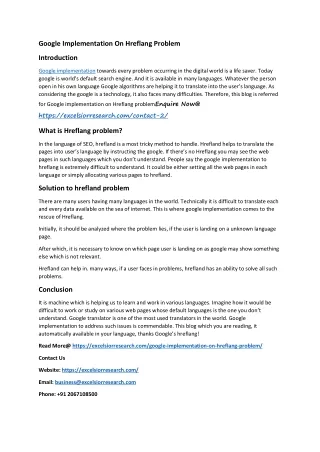 google implementation on hreflang problem