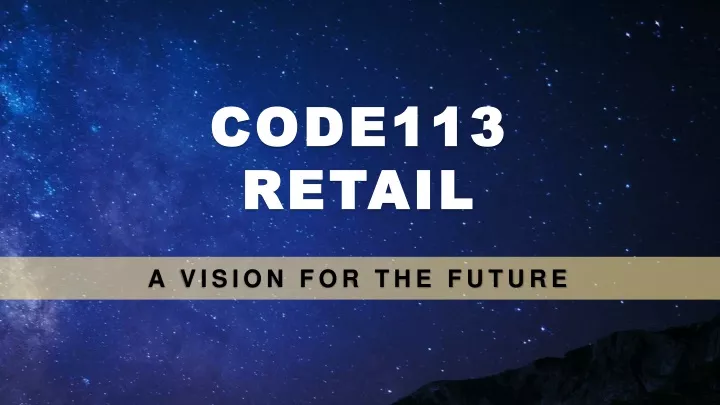 code113 code113 retail retail