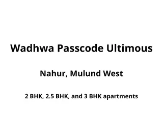 wadhwa passcode ultimous