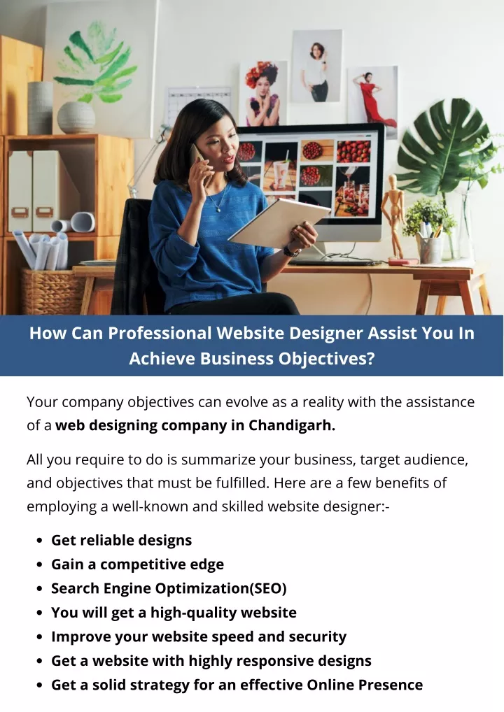 how can professional website designer assist