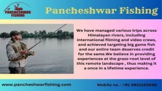 Best angling in india
