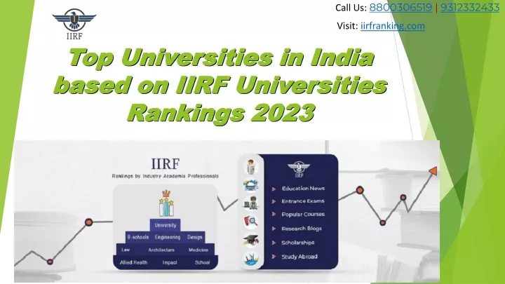 PPT - Top Universities In India - IIRF Ranking PowerPoint Presentation ...