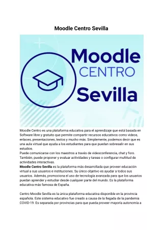 Moodle Centro Sevilla