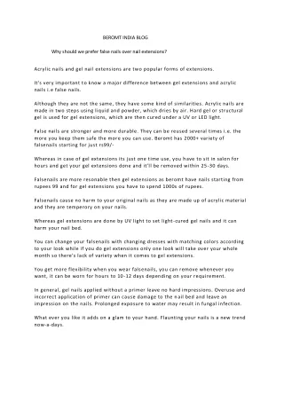 beromt india blog