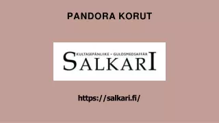 PANDORA KORUT KOTIMAISESTA VERKKOKAUPASTA