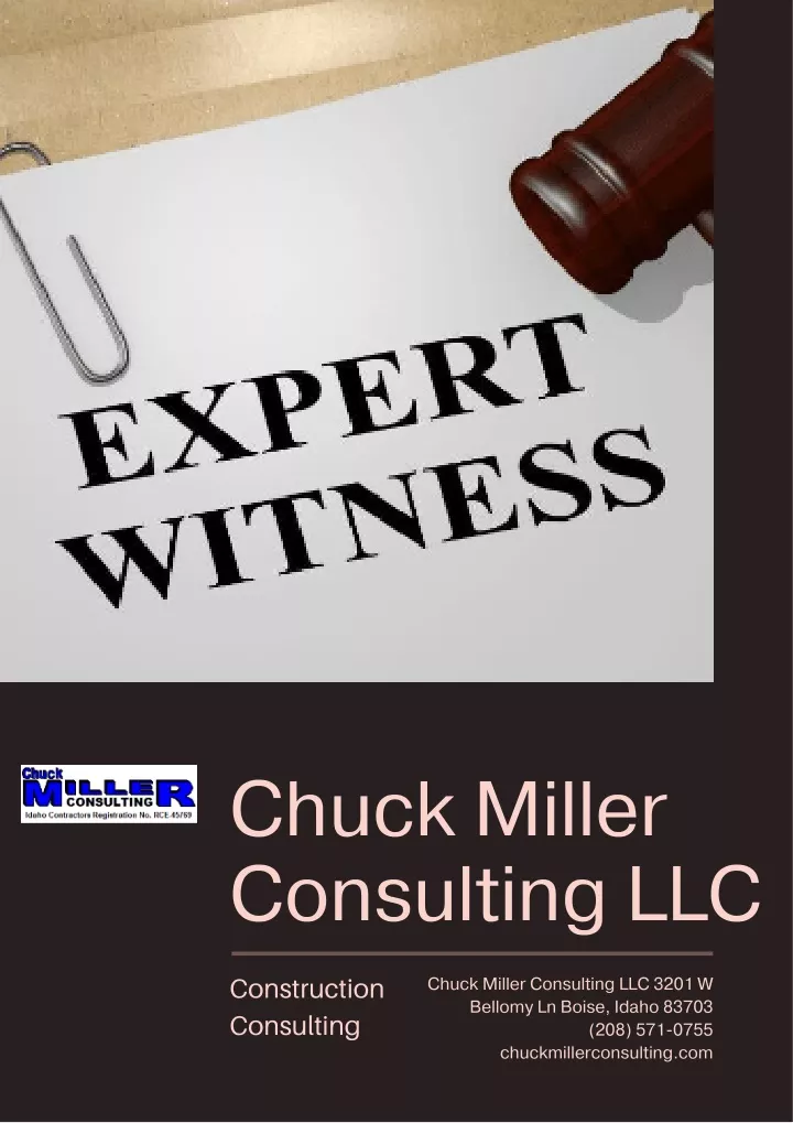 chuck miller consulting llc