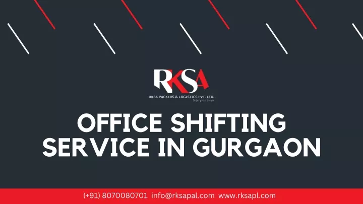office shifting service in gurgaon