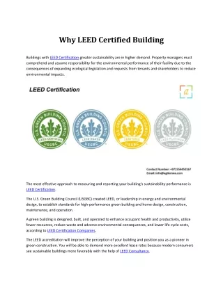 Why LEED Certified Building (1)