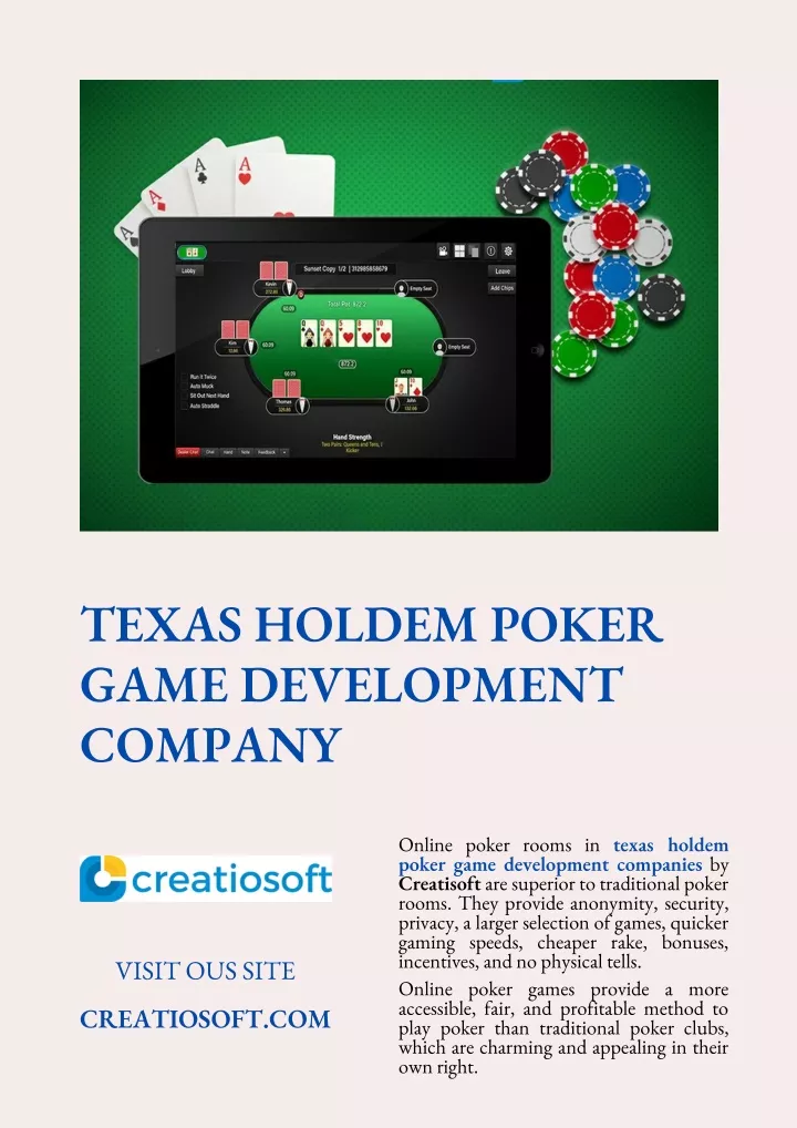 texas holdem poker game development company