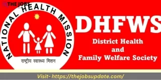 Kalimpong DHFWS Recruitment 2023  thejobsupdate