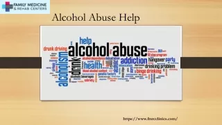 alcohol abuse help