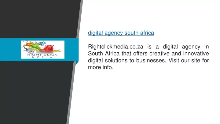 digital agency south africa rightclickmedia