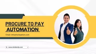 Procure to Pay Automation Process