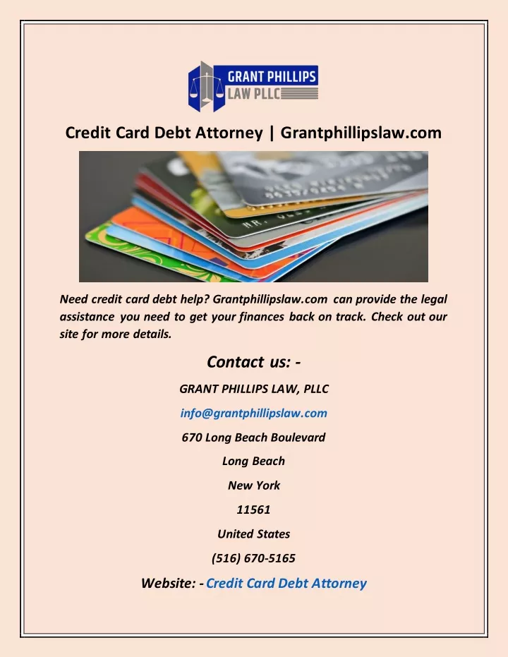 credit card debt attorney grantphillipslaw com