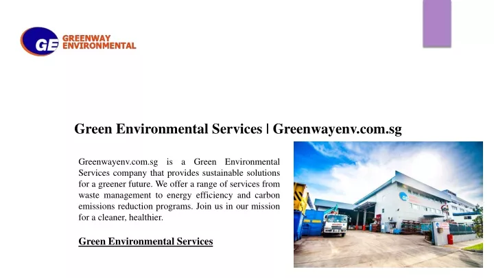 green environmental services greenwayenv com sg