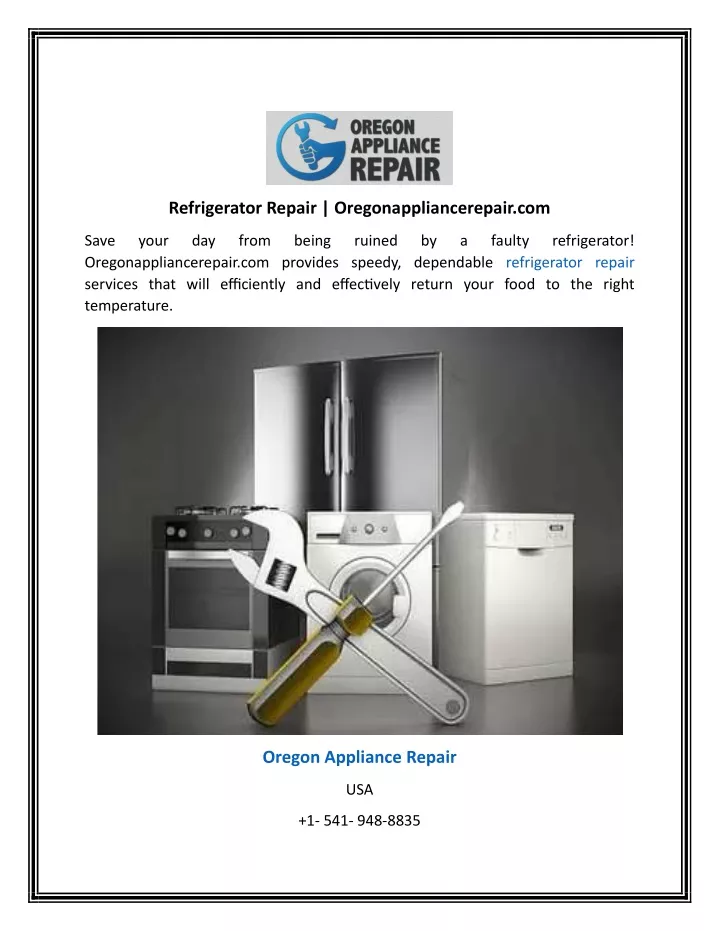 refrigerator repair oregonappliancerepair com